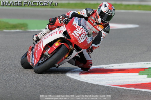 2009-05-10 Monza 0275 Superstock 1000 - Warm Up - Daniele Beretta - Ducati 1098R